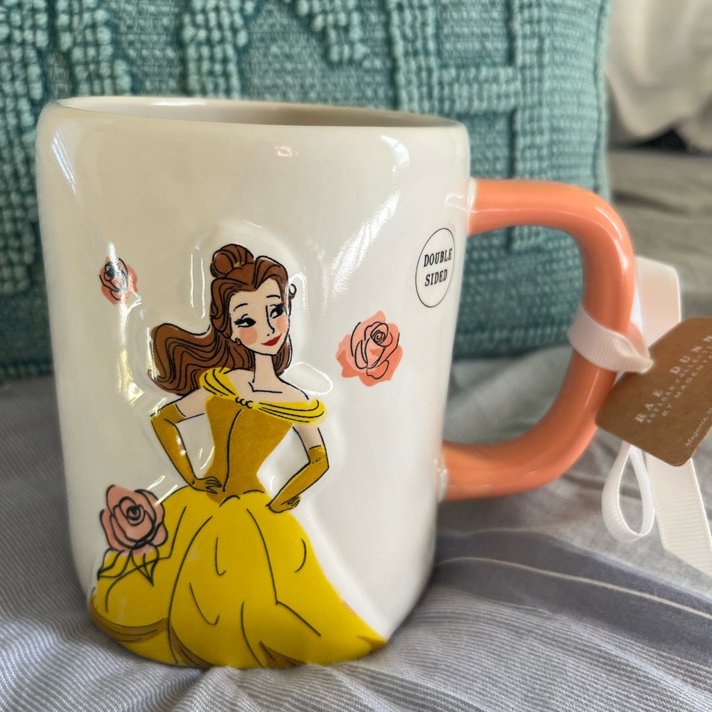 Rae Dunn Disney Princess Belle Mug NWT